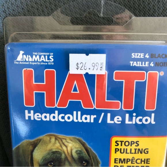 Dog Halti Collar to stop pulling - NEW with Tags in original packaging . Black - Picture 3 of 11